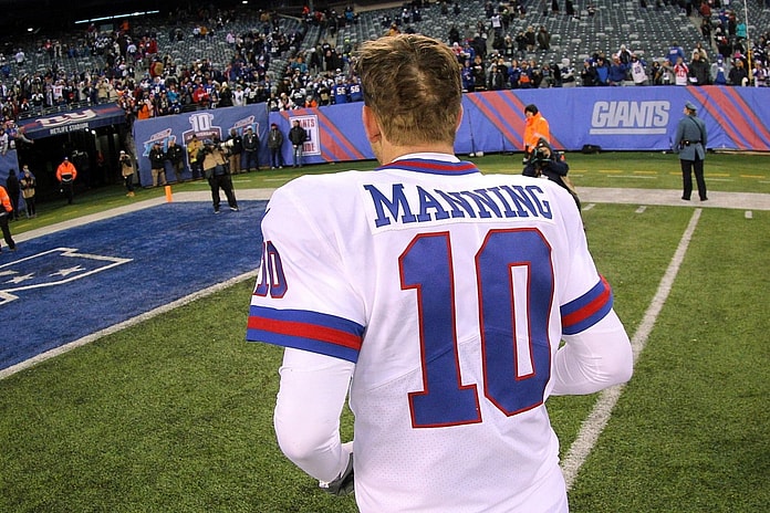 Giants quarterback Eli Manning