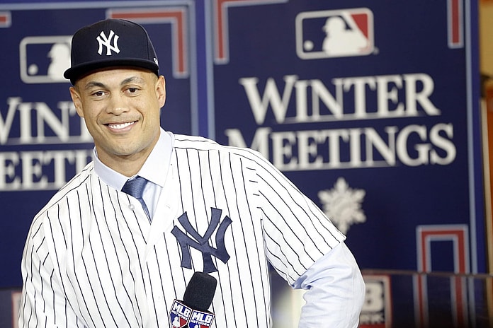 Yankees introduce Giancarlo Stanton