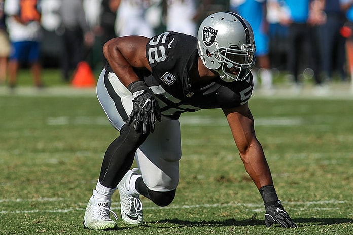 Oakland Raiders defensive end Khalil Mack