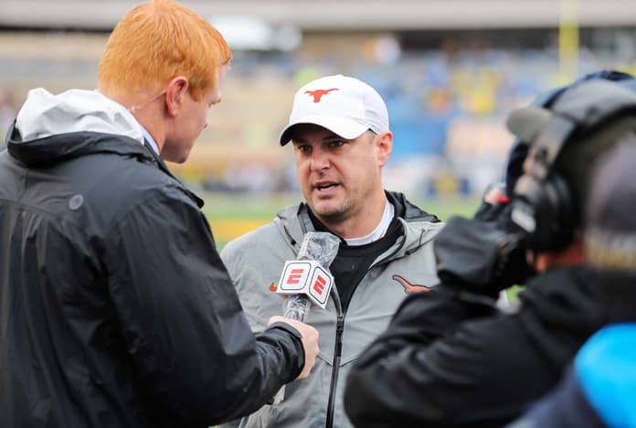 Texas Longhorns head coach Tom Herman