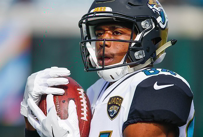 Jacksonville Jaguars receiver Keelan Cole
