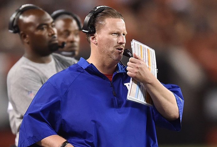 New York Giants head coach Ben McAdoo