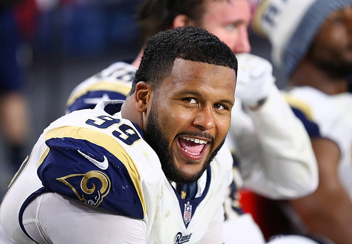 Rams defensive lineman Aaron Donald