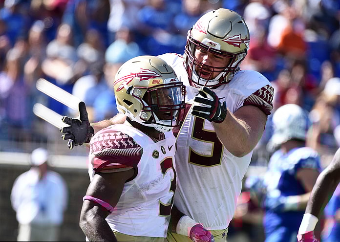 Florida State offensive lineman Josh Ball