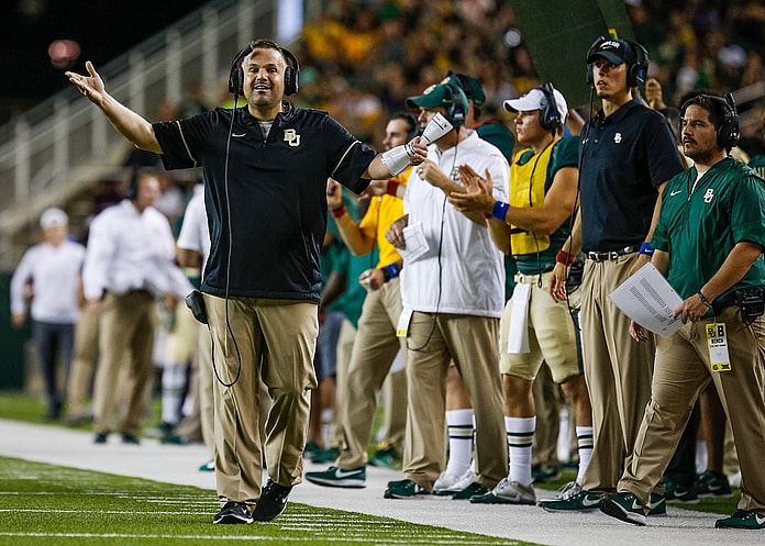 Baylor head coach Matt Rhule