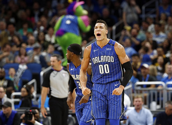 Aaron Gordon has his Magic playing great ball.