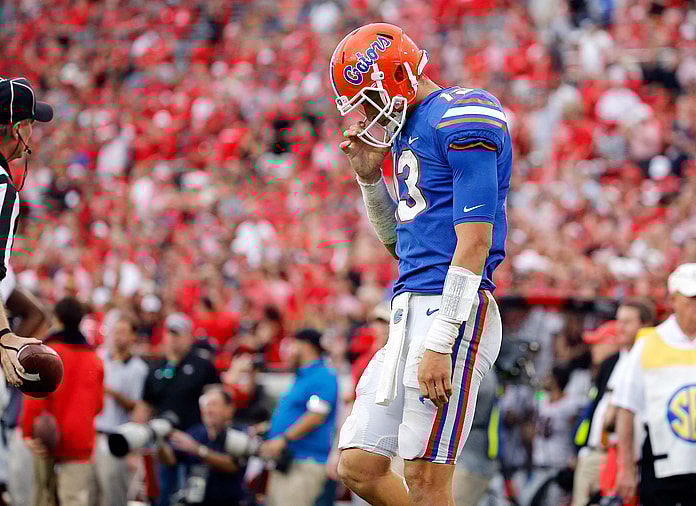 Florida quarterback Feleipe Franks