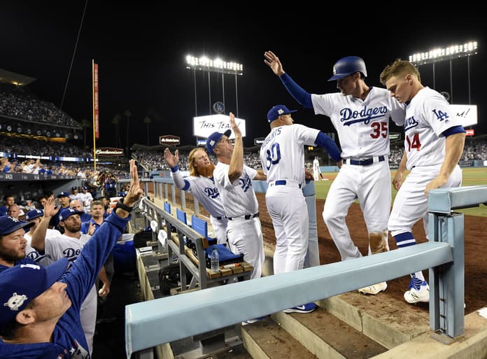 Dodgers first baseman Cody Bellinger
