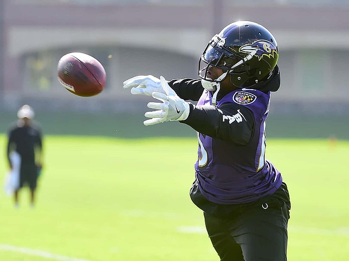Ravens receiver Michael Crabtree