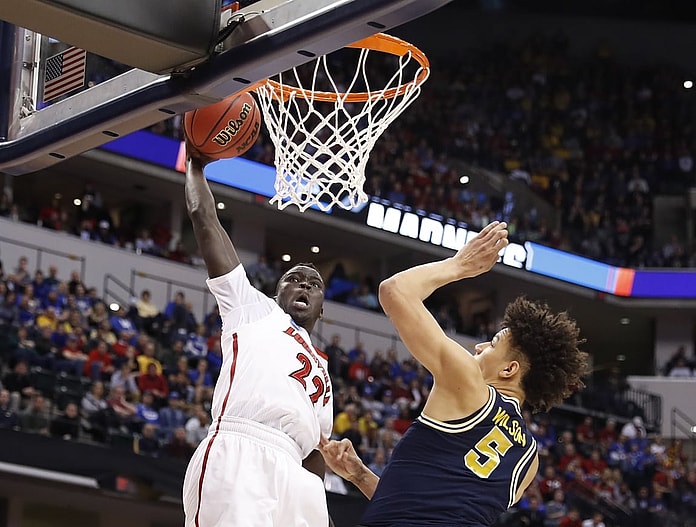 Louisville forward Deng Adel