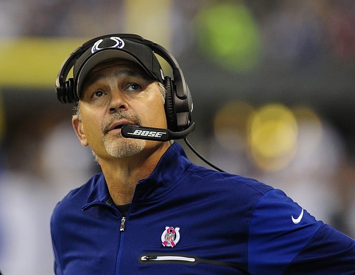 Colts head coach Chuck Pagano