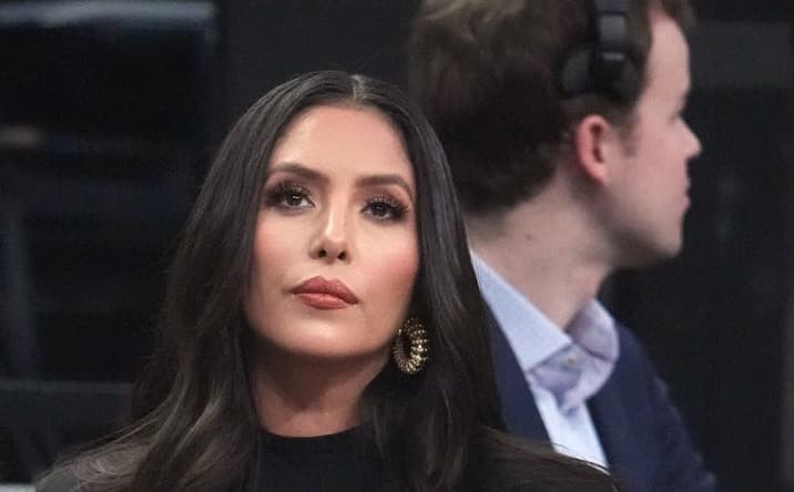 Feb 19, 2023; Salt Lake City, UT, USA; Vanessa Bryant in attendance in the 2023 NBA All-Star Game at Vivint Arena. Mandatory Credit: Kyle Terada-USA TODAY Sports