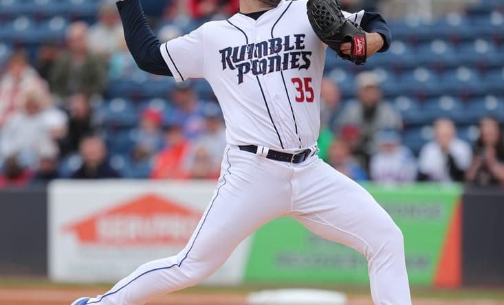 Justin Verlander made a rehab appearance with the Double-A Binghamton Rumble Ponies on Friday, April 28, 2023 at Mirabito Stadium. Verlander has yet to make a regular-season appearance with the New York Mets.

Img 5015