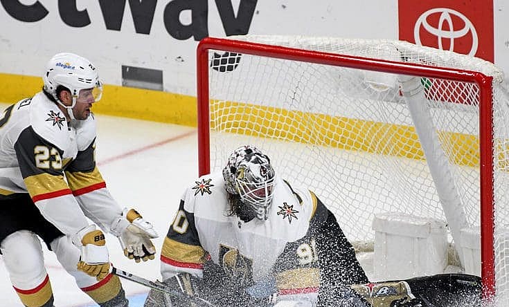 Vegas Golden Knights Robin Lehner