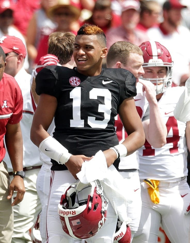 Tua Tagovailoa Alabama spring game