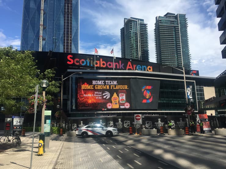 Scotiabank Arena media enterence