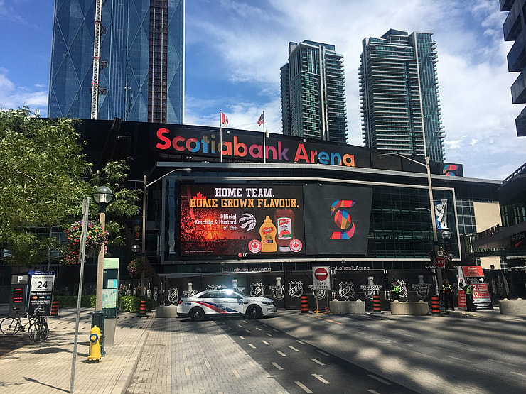 Scotiabank Arena media enterence