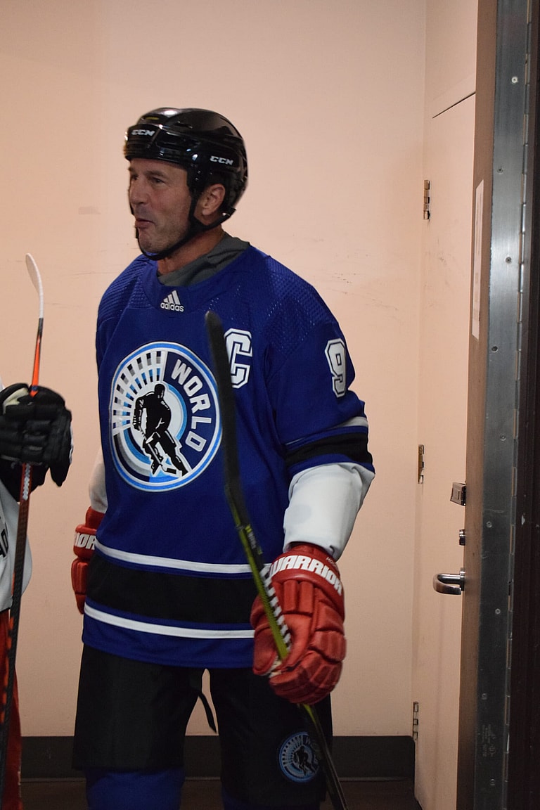 Mike Modano at the Hockey Hall of Fame Legends Classic. Courtesy Steven Leonardelli.