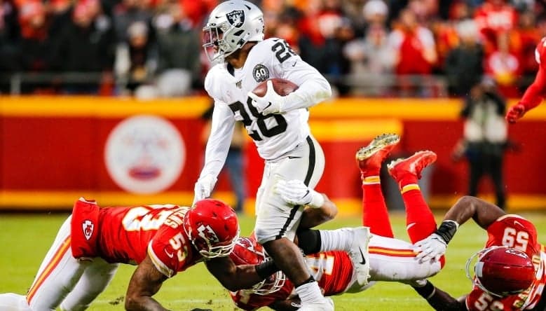 Josh Jacobs b grade Las Vegas Raiders
