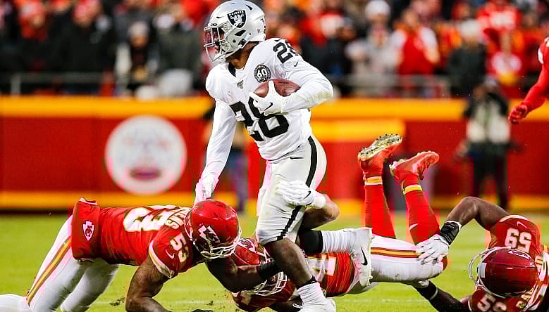 Josh Jacobs b grade Las Vegas Raiders