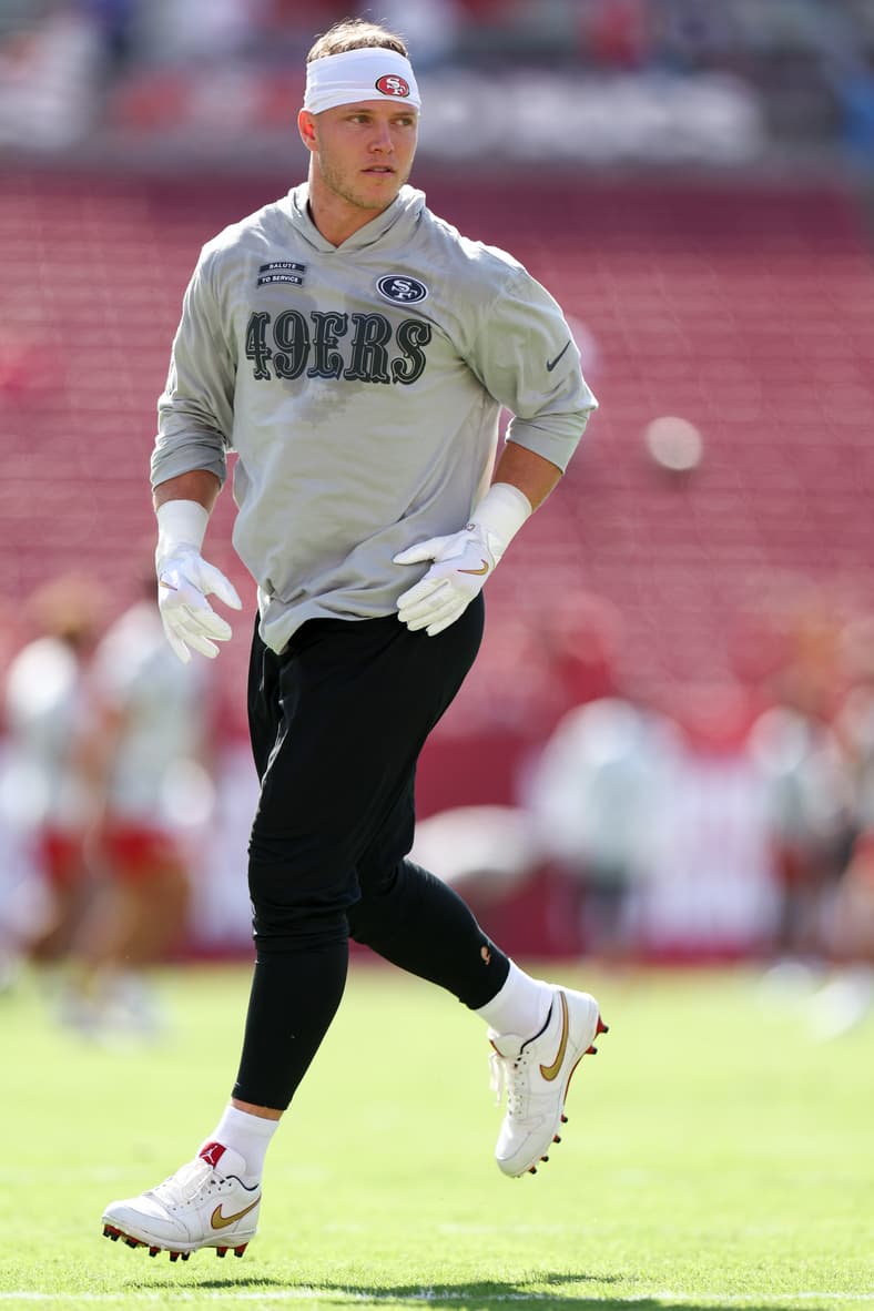 NFL: San Francisco 49ers at Tampa Bay Buccaneers, Christian McCaffrey