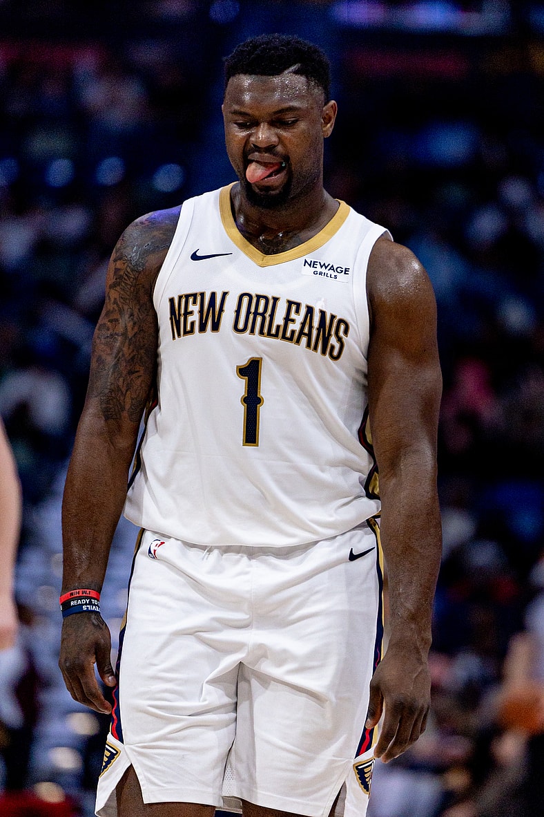 NBA: Zion Williamson, San Antonio Spurs at New Orleans Pelicans