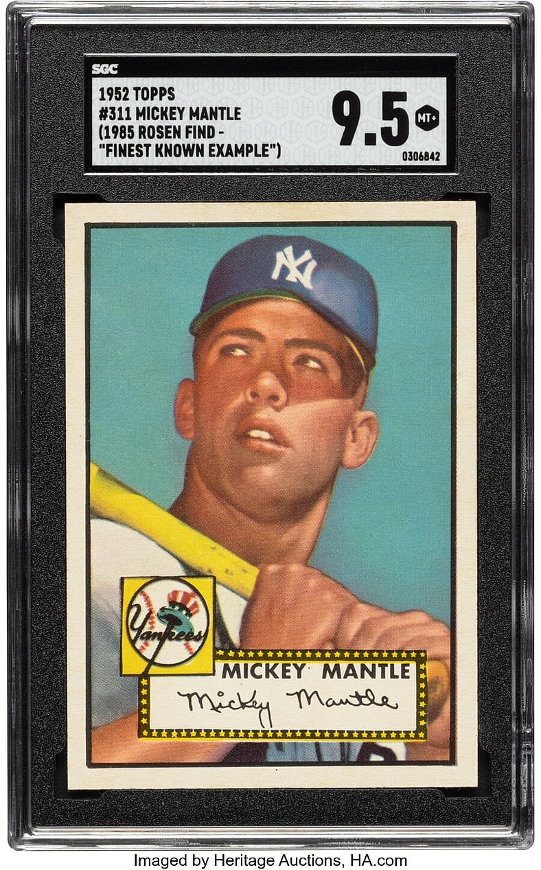 1952 Topps Mickey Mantle