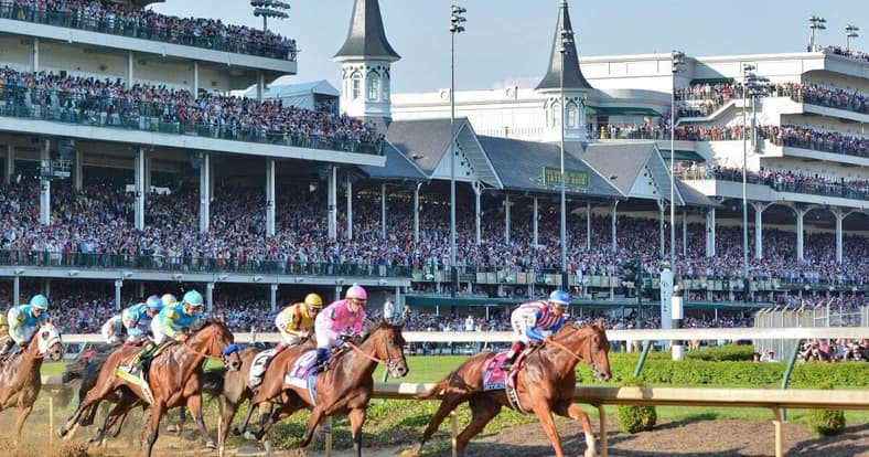 stadium and horses for how to watch the kentucky derby