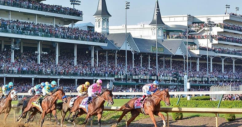 stadium and horses for how to watch the kentucky derby