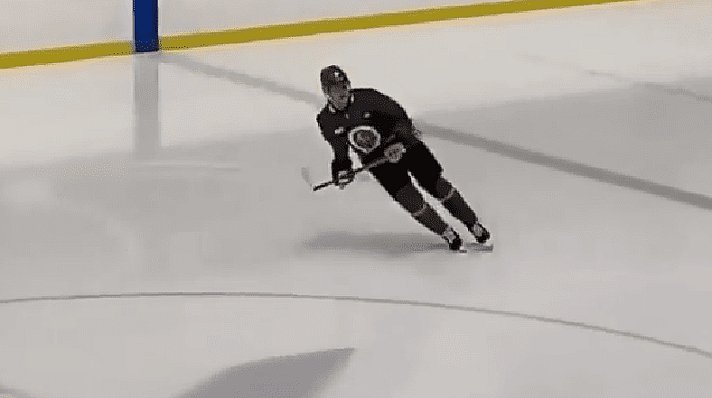 Jack Eichel skates (Video and Photo- Brandon Wong Hockey via Instagram)