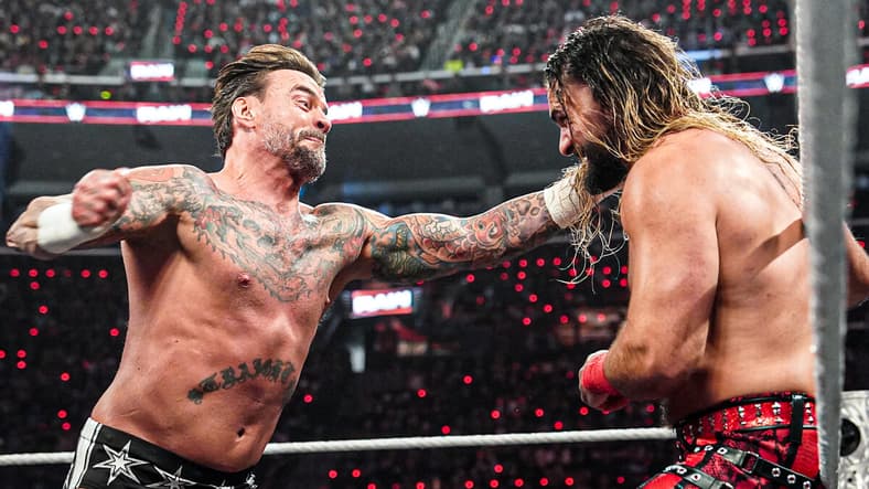 CM Punk Seth Rollins