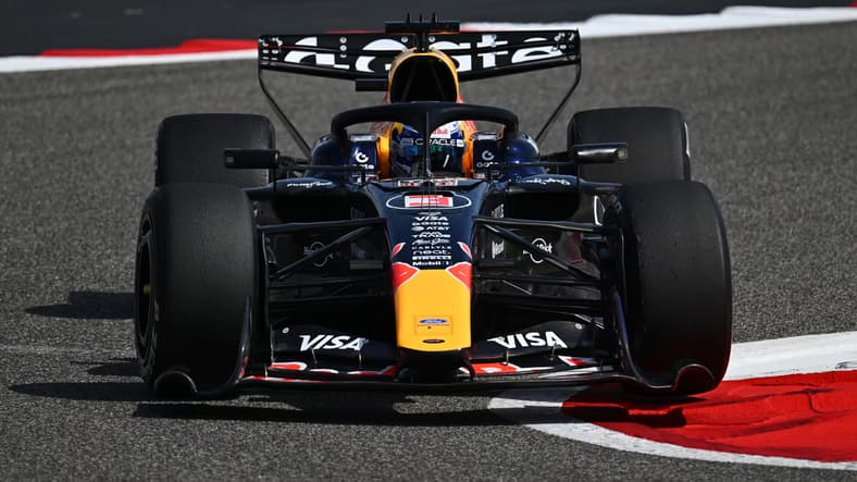 red bull max verstappen bahrain f1 testing