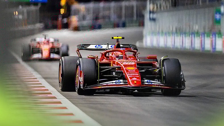 ferrari leclerc 2025 bahrain grand prix