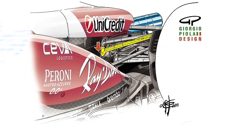 new ferrari suspension belgian grand prix 025