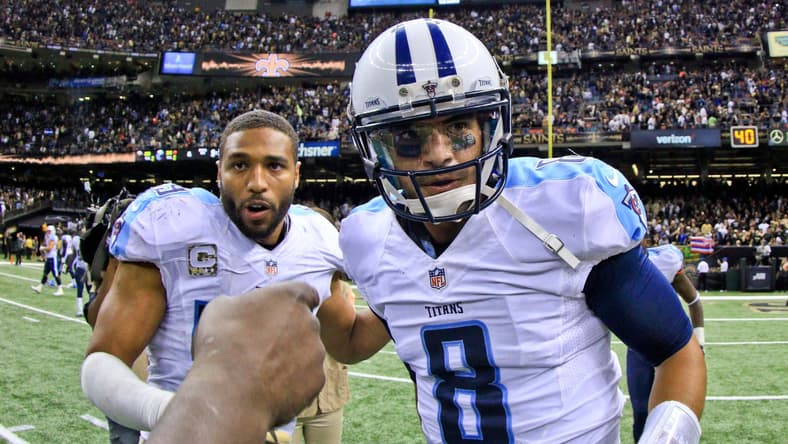 Titans quarterback Marcus Mariota