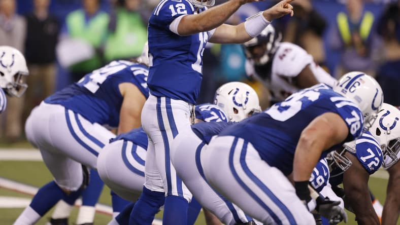 Colts QB Andrew Luck needs all the help he can get.