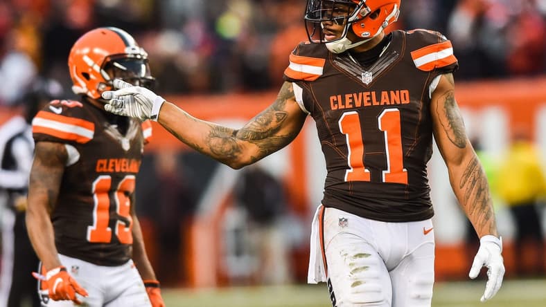 Dec 24, 2016; Cleveland, OH, USA; Cleveland Browns wide receiver Terrelle Pryor (11) during the second half at FirstEnergy Stadium. The Browns won 20-17. Mandatory Credit: Ken Blaze-USA TODAY Sports