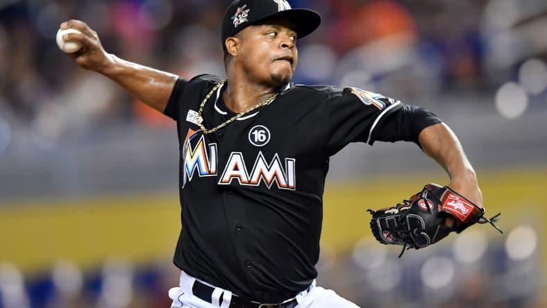 Miami Marlins starter Edinson Volquez tosses first no-hitter of MLB season.