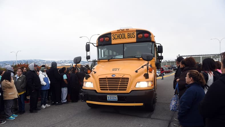 Tishomingo High School school bus