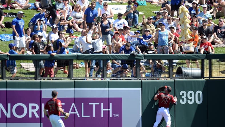 Watch as Arizona Diamondbacks prospect pulls a Jose Canseco.