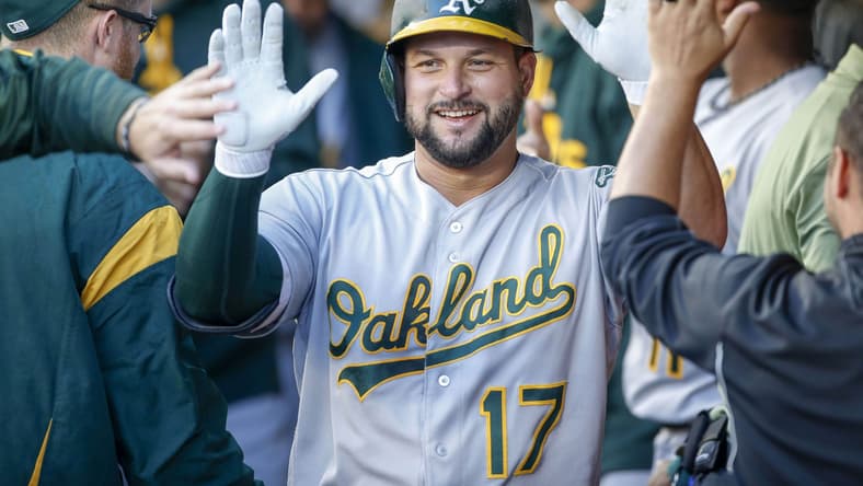 The Oakland Athletics have put All-Star first baseman Yonder Alonso on the trade block.