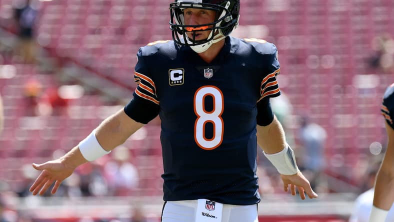 Bears quarterback Mike Glennon was atrocious in return to Tampa Bay. Butterfinger