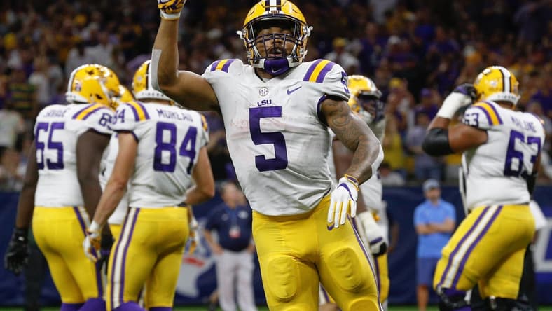 LSU running back Derrius Guice