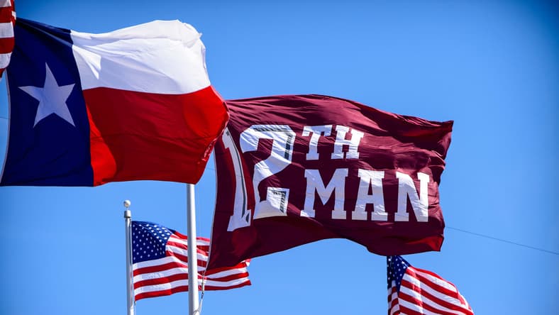 Texas A&M receiver Will Gunnell apologized for flipping fans the bird