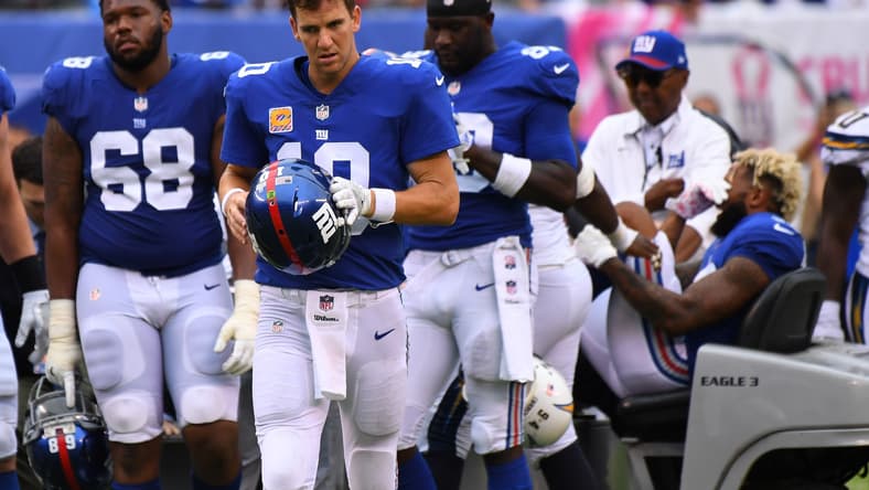 Eli Manning and the Giants are a dumpster fire.