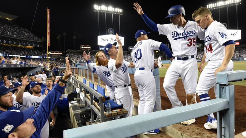 Dodgers first baseman Cody Bellinger