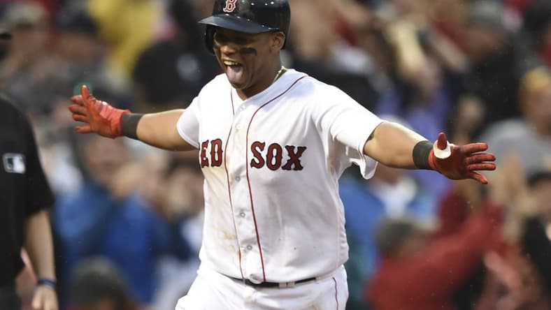 Boston Red Sox third baseman Rafael Devers