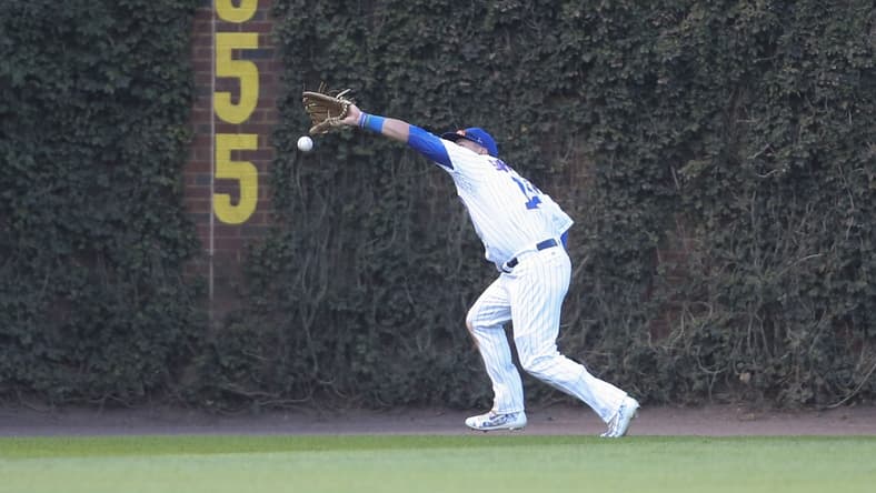 Chicago Cubs left fielder Kyle Schwarber