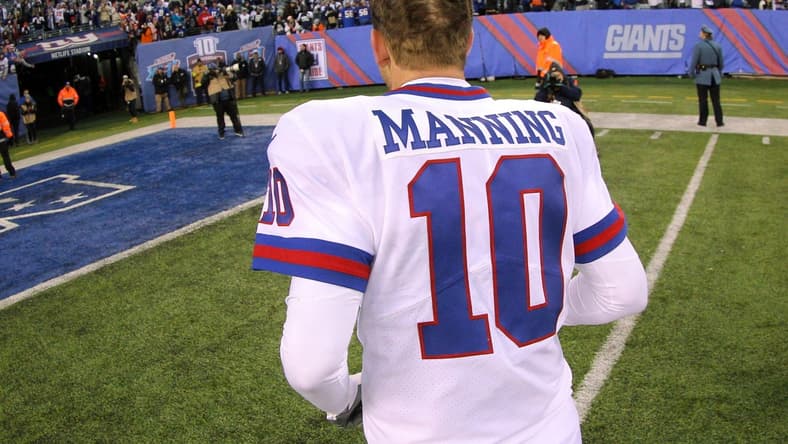 Giants quarterback Eli Manning