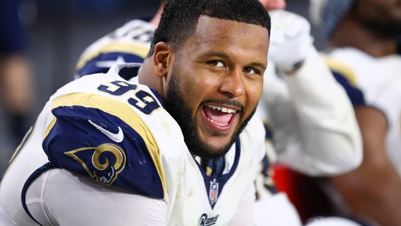 Rams defensive lineman Aaron Donald